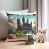 Magiczny zestaw prezentowy Poduszka i Kubek dla czarodzieja do szkoły magii